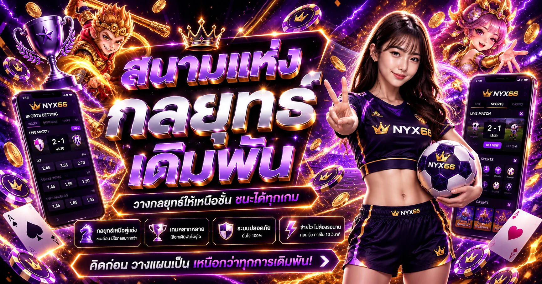 NYX66 แทงบอลวอเล็ตและผลบอลสด